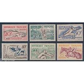 Timbres France 1953 les 6 Neufs ** N° 960-961-962-963-964-965