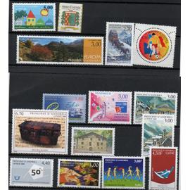 Andorre français timbres année complète 1999