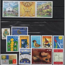 Andorre français timbres de l' année 2000