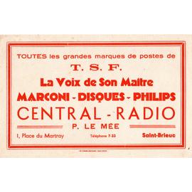 BUVARD TSF - Central Radio P. Le Mée Saint-Brieux