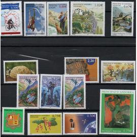 Andorre ( français ) timbres année complète 2003
