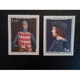 timbre MONACO YT 734 - 735 Séries: Tableaux du palais royal 1967 ( 71012 )