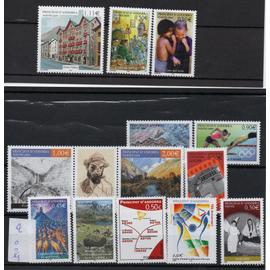 Andorre timbres année complète 2004