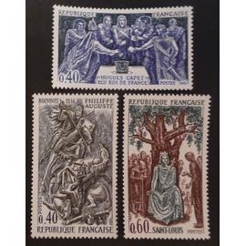 France neuf y et t N° 1537 à 1539 lot de 3 timbres de 1967 cote 1.65