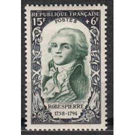 Timbre France 1950 Neuf ** YT N° 871 ROBESPIERRE