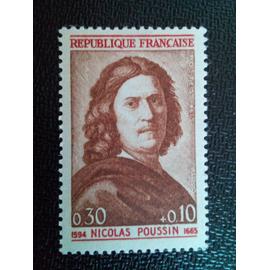 timbre FRANCE YT 1443 Nicolas Poussin (1594-1665) 1965 ( 041212 )