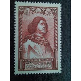 timbre FRANCE YT 767 Philippe de Commynes (1447-1511) 1946 ( 20104 )