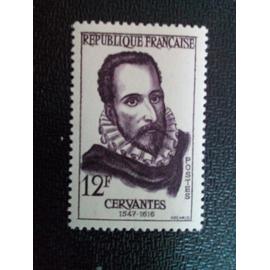timbre FRANCE YT 1134 Cervantes (1547-1616) 1957 ( 20104 )