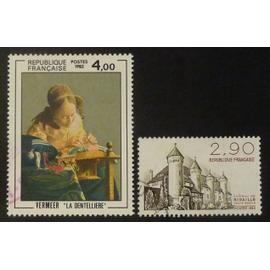 France oblitéré Y et T N° 2231 2232 lot de 2 timbres de 1982 cote 2.25
