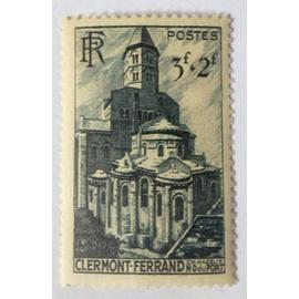 Timbre France - Yt 773 - 3f + 2f - 1947 - Clermont-Ferrand ND du port