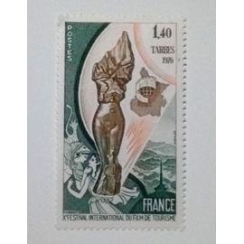 Timbre France - Yt 1906 - 1,40f - 1976 - Xe festival international du film de tourisme, Tarbes