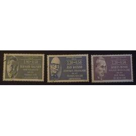 France oblitéré Y et T N° 2456 2458 2459 lot de 3 timbres de 1987 cote 3.20