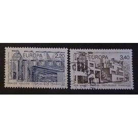 France oblitéré Y et T N° 2471 2472 lot de 2 timbres de 1987 cote 1.60