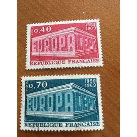 timbres europa CEPT 1959 1969 N. 1598 et 1599