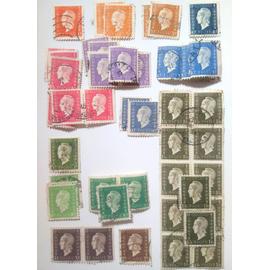 Lot 44 timbres Marianne de Dulac - YT 682 à 690, 692, 694, 697, 698, 700 - 1945