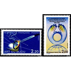 france 1983, très beaux timbres neufs** luxe yvert 2272 : propriété industrielle, 2286 Art du bijou, fabrication d