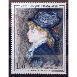 Auguste Renoir - Modèle 1,00 (Très Joli n° 1570) Obl - France Année 1968 - N28966
