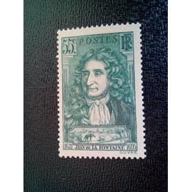 timbre FRANCE YT 397 Jean de la Fontaine 1938 ( 070704 )