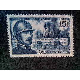 timbre FRANCE YT 1052 Colonel Driant (1855-1916) 1956 ( 070704 )