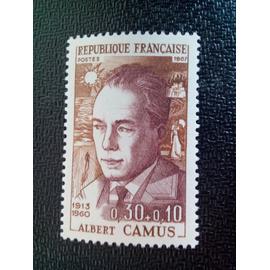 timbre FRANCE YT 1514 Albert Camus (1913-1960) 1967 ( 070704 )