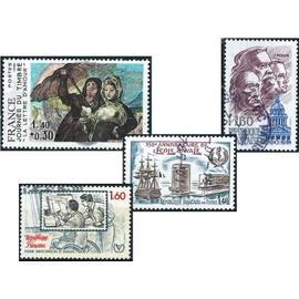 france 1981, beaux timbres yvert 2124 journée du timbre, la lettre d