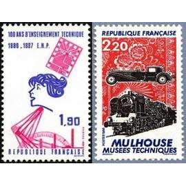 france 1986, très beaux timbres neufs** luxe yvert 2444 100 ans de l
