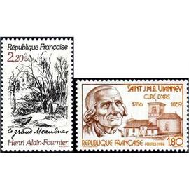 france 1986, très beaux timbres neufs** luxe yv 2418, bicentenaire de la naissance de JMB Vianney, saint curé d