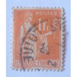 Timbre France - Yt 286 - 1f - 1933 - Paix, Couleur Orange