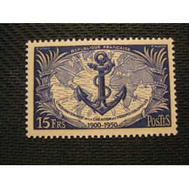 timbre "cinquantenaire de la création des troupes coloniales 1900-1950" 1951 - Y&t n° 889