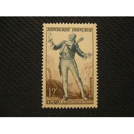 timbre "figaro de beaumarchais" 1953 - y&t n° 957