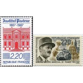 france 1987, très beaux timbres neufs** luxe yvert 2496, Centenaire De L