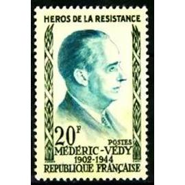Timbre France 1959 Neuf ** YT N° 1200 Mederic VEDY