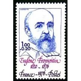 Timbre France 1976 Neuf ** YT N° 1897 Eugène FROMENTIN