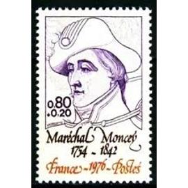 Timbre France 1976 Neuf ** YT N° 1880 Maréchal MONCEY