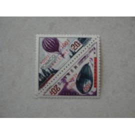 timbre monaco n° 61 et 62 poste aérienne