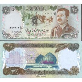 irak Pick-no: 73a neuf 1986 25 Dinars