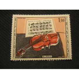 timbre "R. Dufy le violon rouge" 1965 - y&t n° 1459