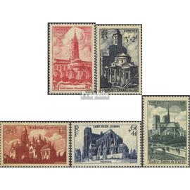 France 773-777 (complète.Edition.) neuf avec gomme originale 1947 cathédrales