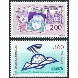 france 1988, très beaux timbres neufs** luxe yvert 2527, centenaire de l