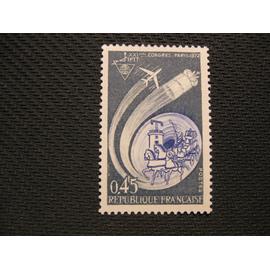 timbre "21ème congrès mondial 1972 IPTT" - y&- n° 1721
