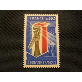 timbre "le souvenir français" 1977 - y&t n° 1926