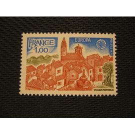 timbre "europa - village provençal" 1977 - y&t n° 1928