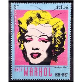 Andy Warhol - Marylin 1,11 (Très Joli n° 3628) Obl - France Année 2003 - brn83 - N30178