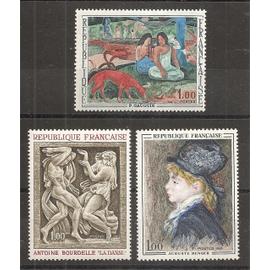 1568 à 1570 (1968) Gauguin / Bourdelle / Renoir N** (cote 2,6e) (4724)