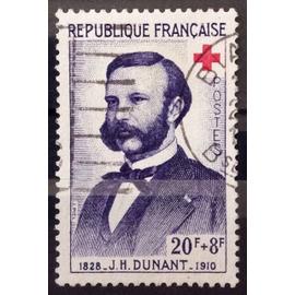 Croix Rouge 1958 - J Henri Dunant 20f+8f (Très Joli n° 1188) Obl - France Année 1958 - brn83 - N30257