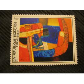 timbre "maurice esteve -skibet" 1986 - y&t n° 2413