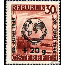 Autriche 771 (édition complète) Favor dévaluation oblitéré 1946 Jour le ligue