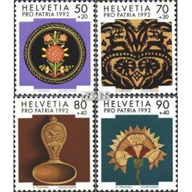 Suisse 1470-1473 (édition complète) oblitéré 1992 Pro Patria