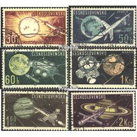 Tchécoslovaquie 1396-1401 (édition complète) oblitéré 1963 recherche spatiale