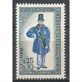 Journée du timbre 1968 "Facteur rural de 1830" timbre France neuf** sans charnière 1968 n° 1549